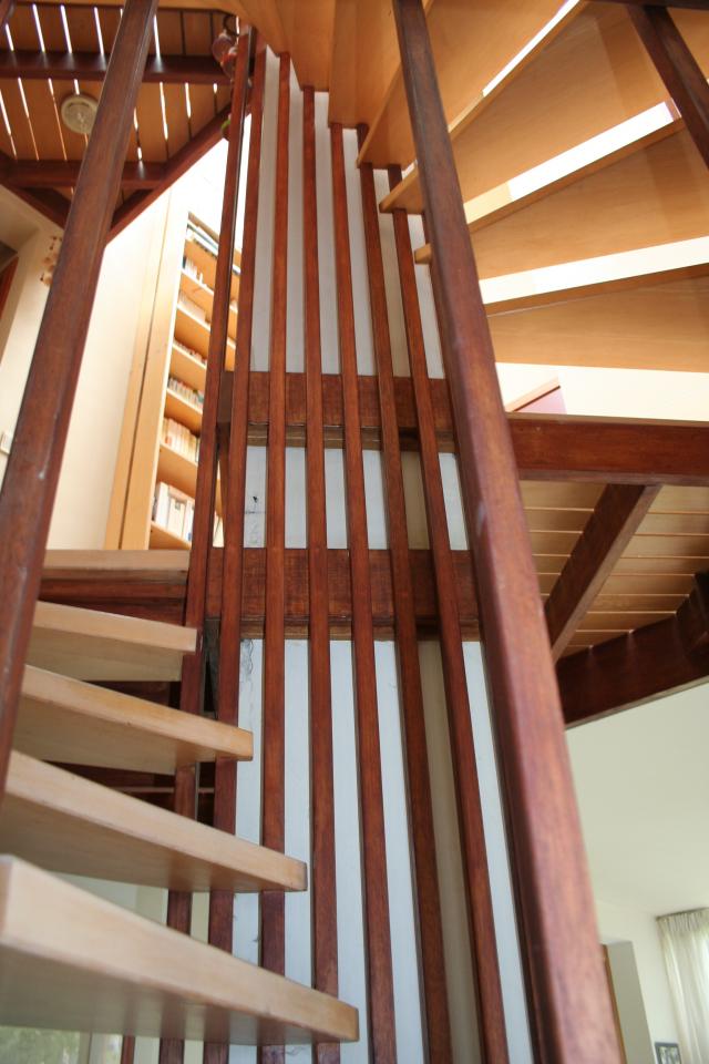 escalier sur mesure avec claustras