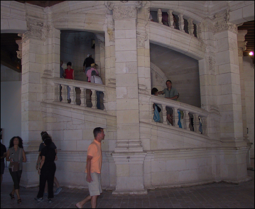 escalier chambord